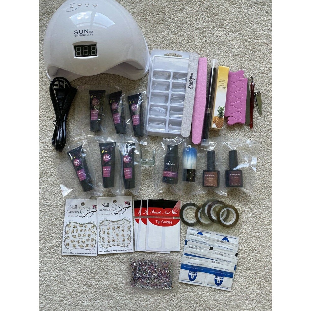 PolyGel Nail Kit Set With LED Lamp